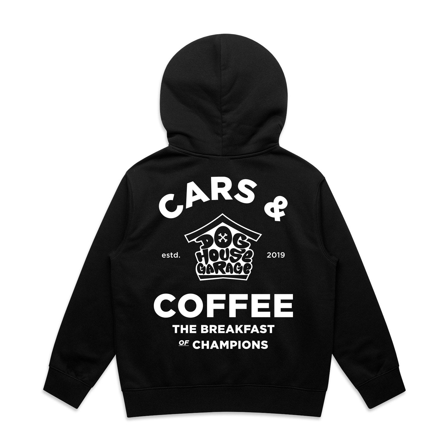 KIDS BREAKFAST OF CHAMPS HOODIE - BLACK