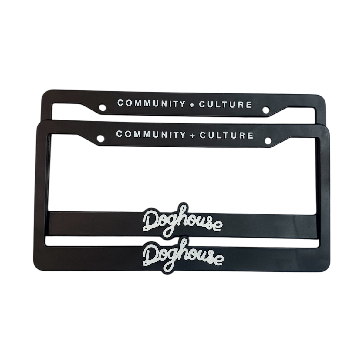 (2) LICENSE PLATE FRAME