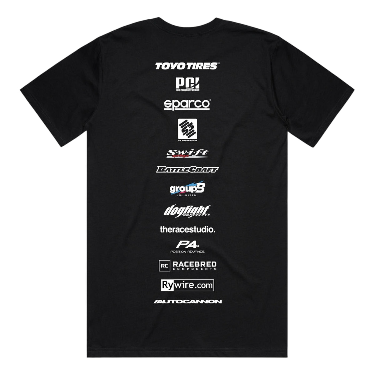 PROUD PARTNERS TEE - BLACK
