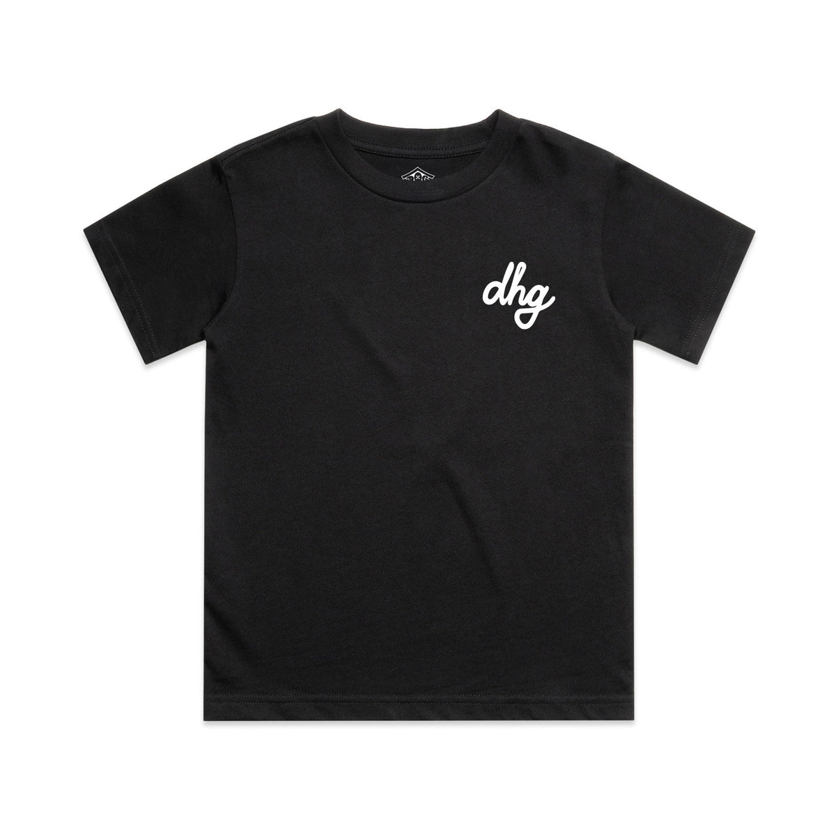 KIDS SCRIPT TEE - BLACK