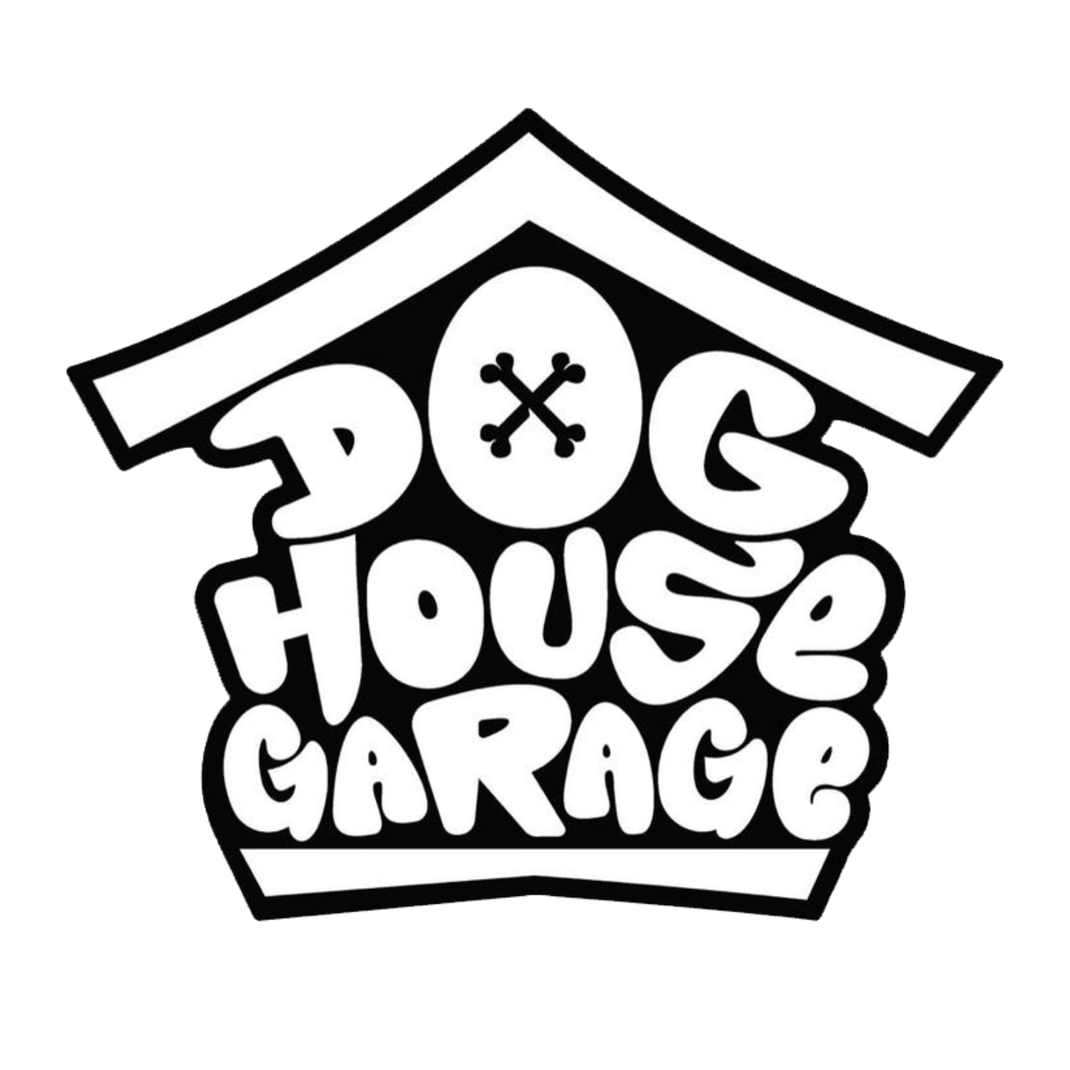 (2) 4x4 Doghouse Decal Sticker