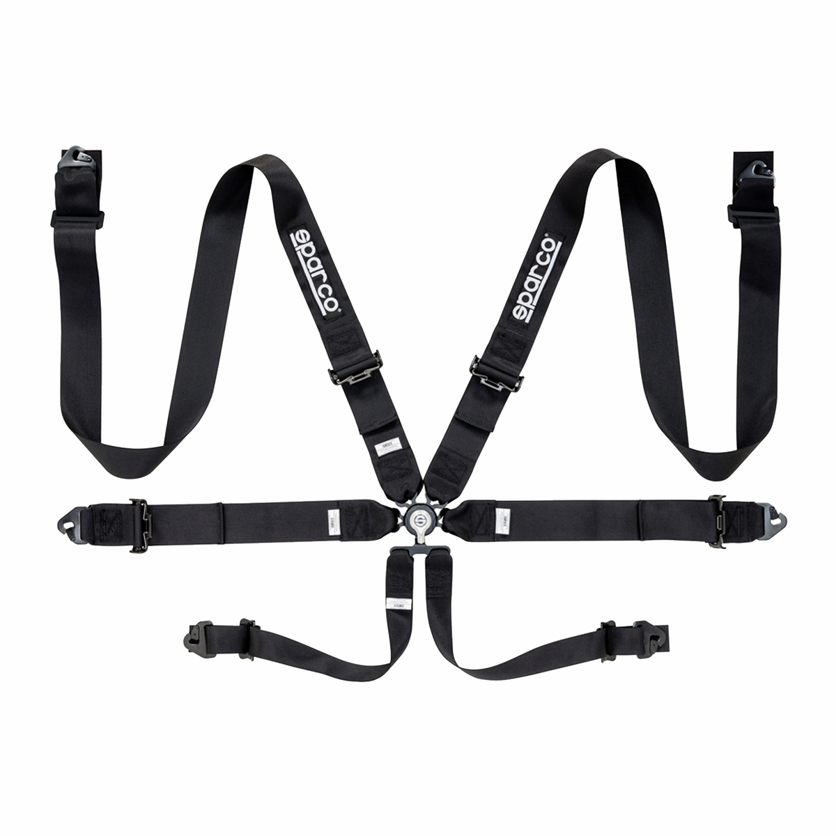 Sparco - 6 pt  2&quot; Harness - STEEL PD